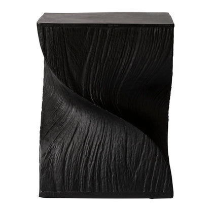 Onyx Square Side Table in Fiberstone Assembled Accent End Table - Elax Furniture