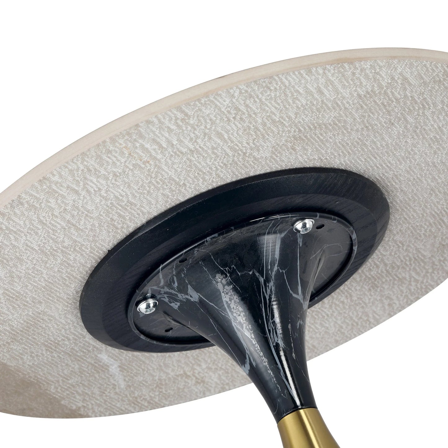 Oslo Side Table Round Sintered Stone with Stainless Steel Base - Elax Furniture