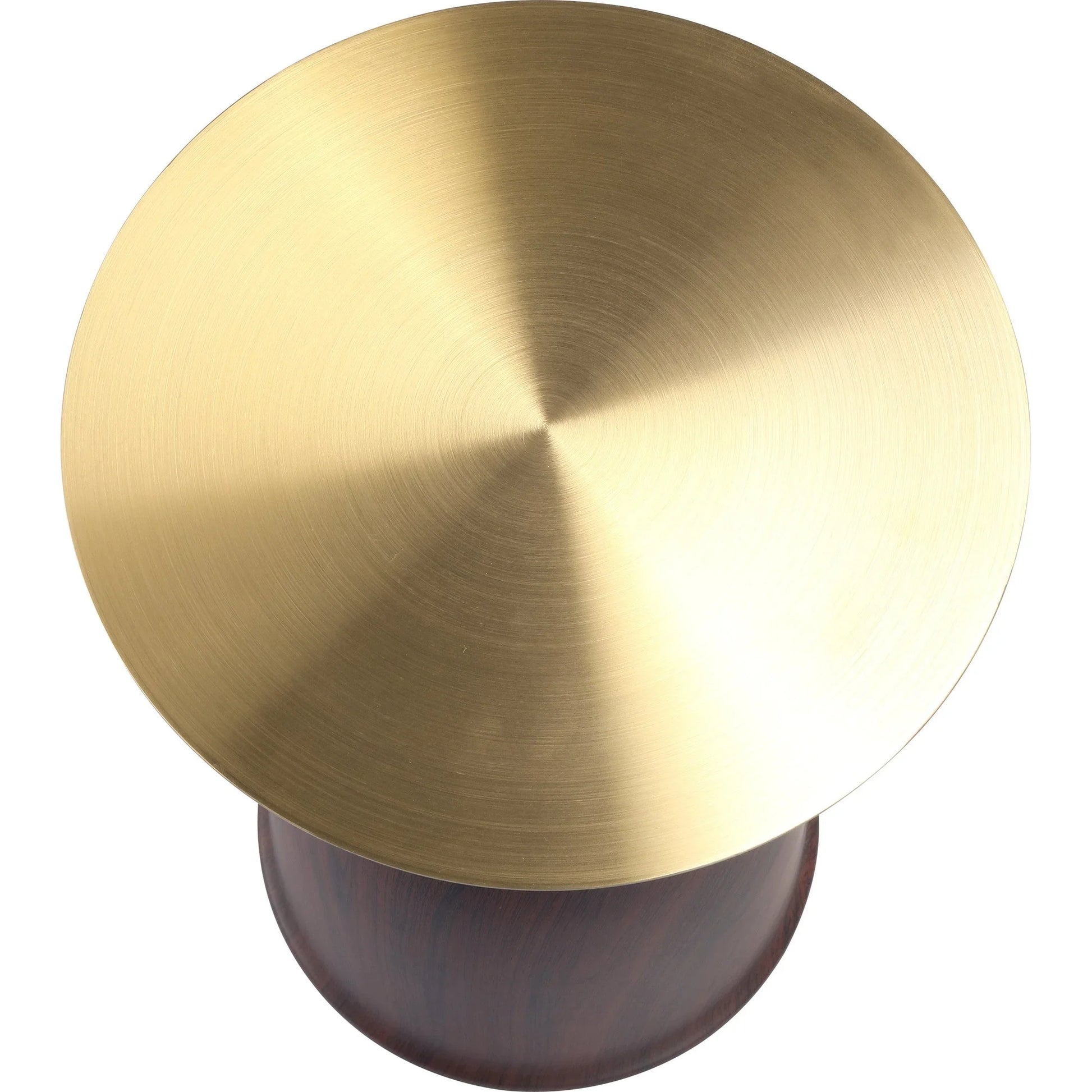 Oslo Side Table Round Stainless Steel Top and Pedestal Base - Elax Furniture