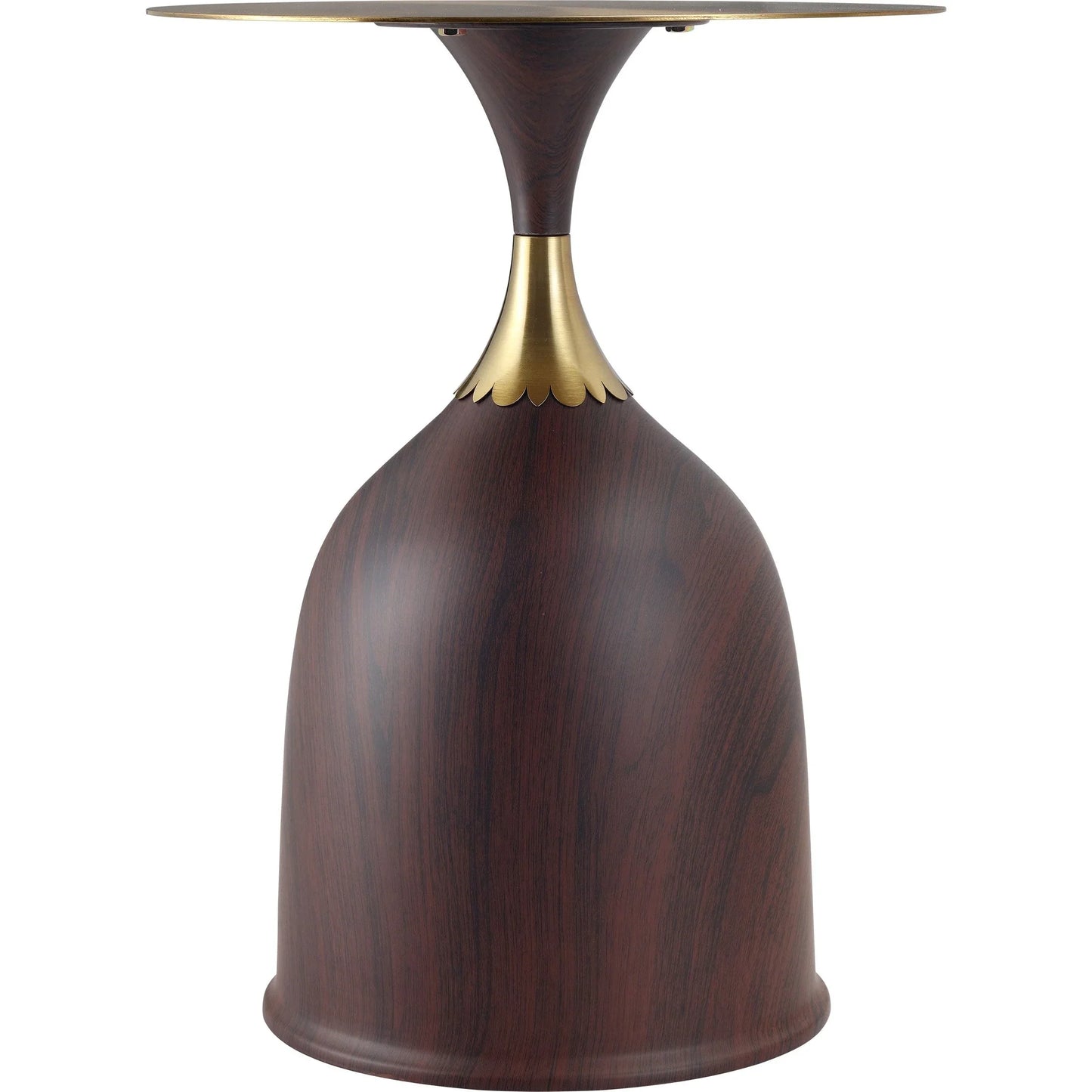 Oslo Side Table Round Stainless Steel Top and Pedestal Base - Elax Furniture