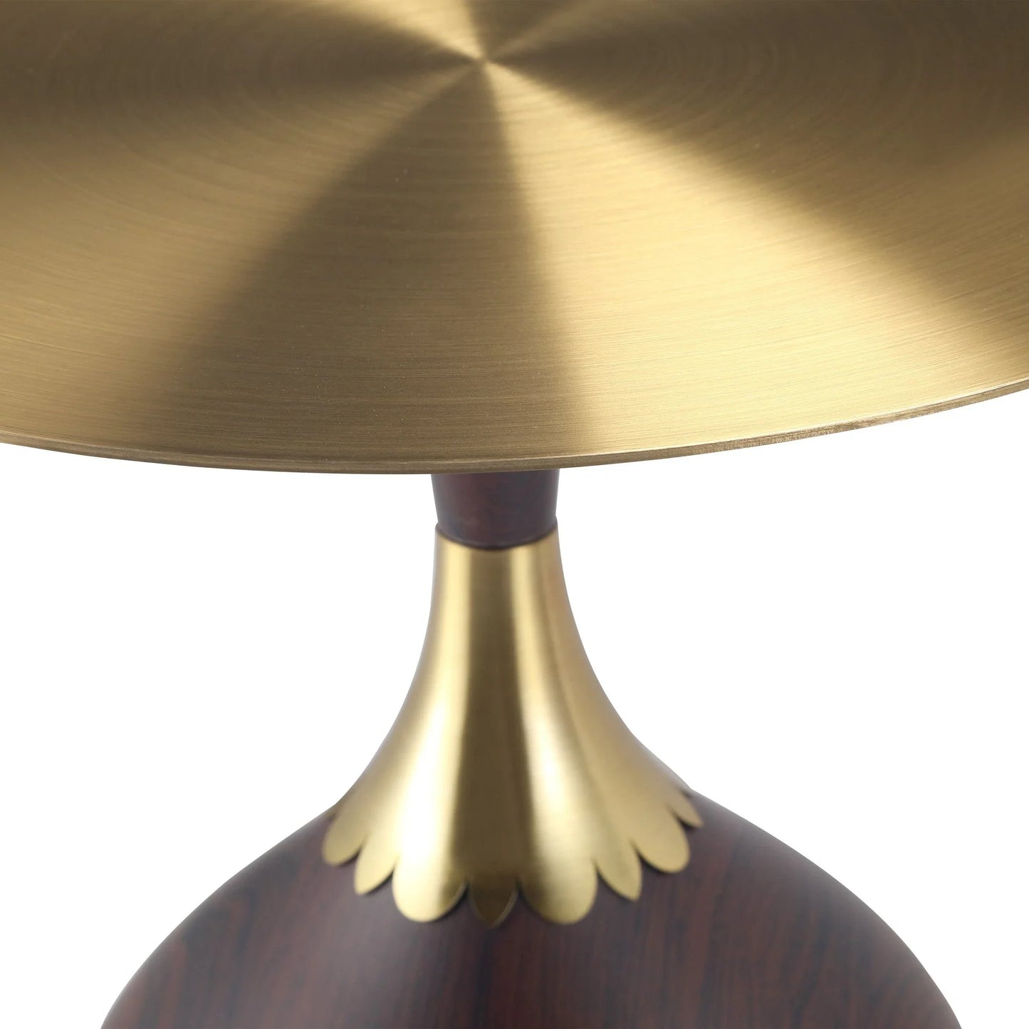 Oslo Side Table Round Stainless Steel Top and Pedestal Base - Elax Furniture