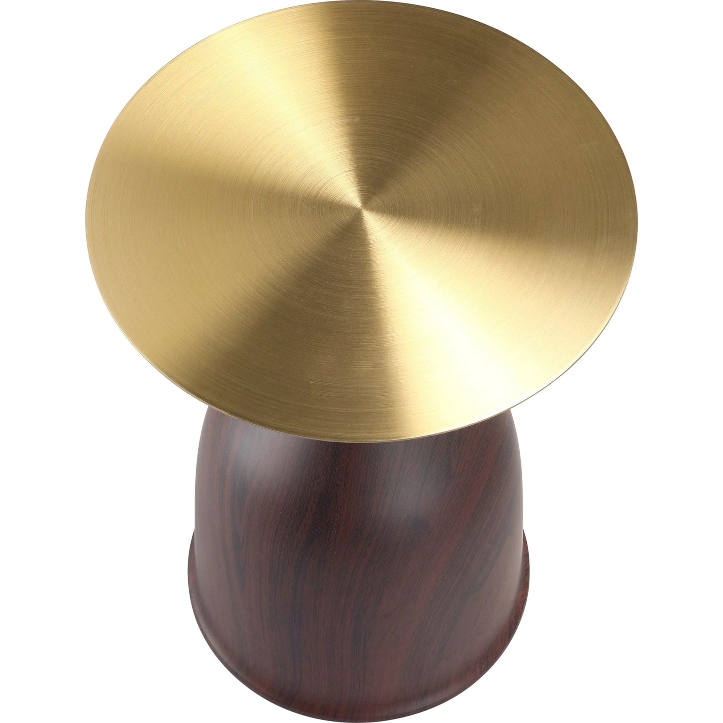 Oslo Side Table Round Stainless Steel Top and Pedestal Base - Elax Furniture