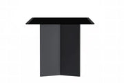 Olyra Dining Table with a Rectangular Glass/Sintered Stone Tabletop and Stainless Steel Base - Elax Furniture