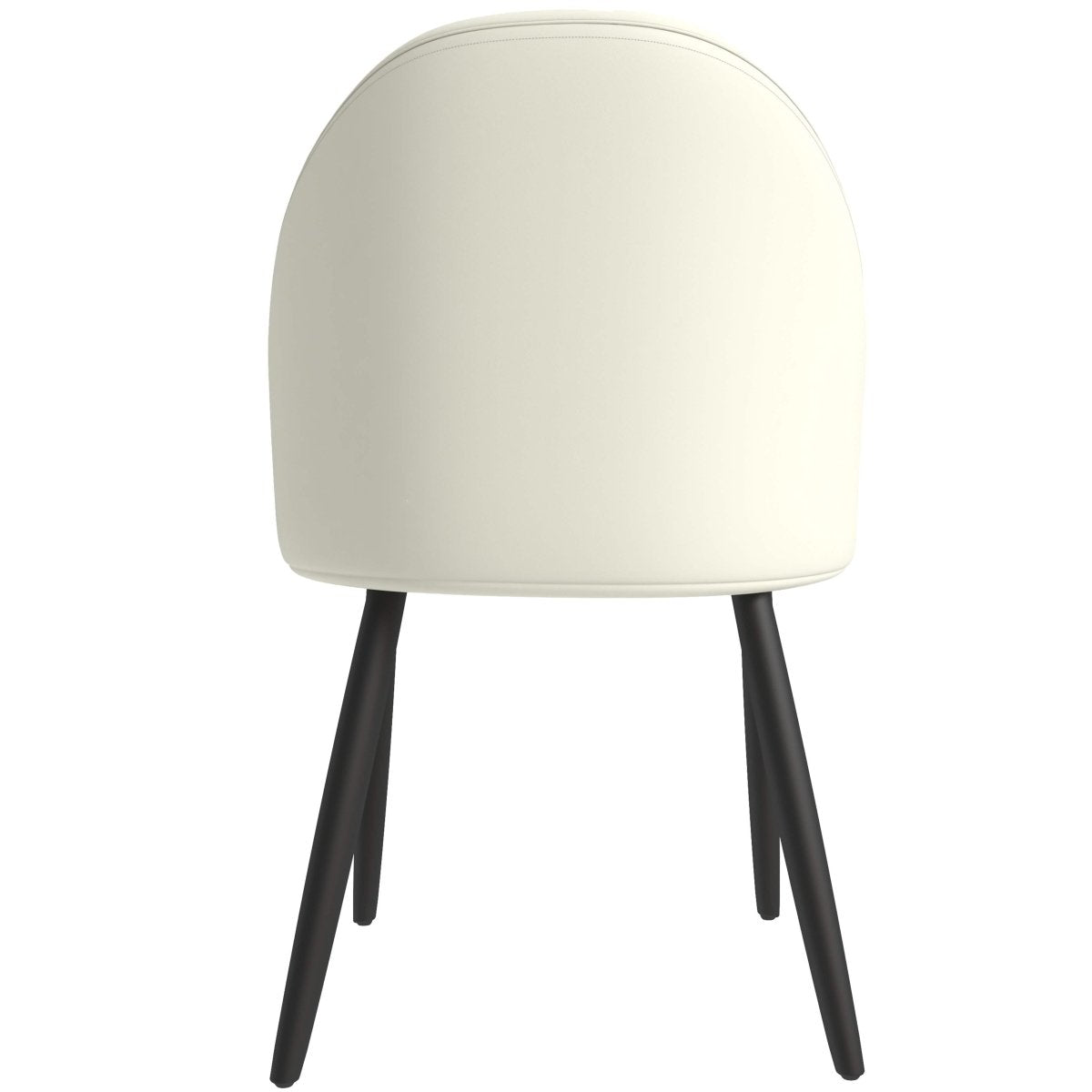 Paradiso Dining Chairs Leather Seat and Curved Back with Oak Wood Legs Taupe Green Dining Chair Leisuremod