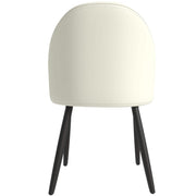Paradiso Dining Chairs Leather Seat and Curved Back with Oak Wood Legs Taupe Green Dining Chair Leisuremod
