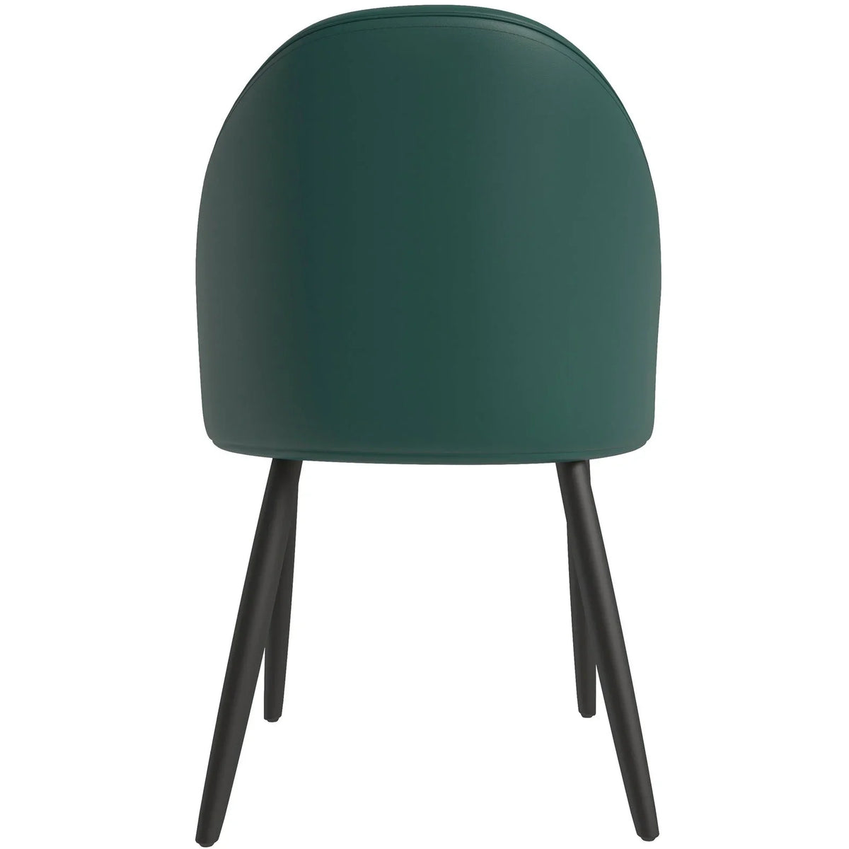 Paradiso Dining Chairs Leather Seat and Curved Back with Oak Wood Legs - Elax Furniture