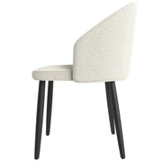 Paradiso Dining Chairs Leather Seat and Curved Back with Oak Wood Legs - Elax Furniture