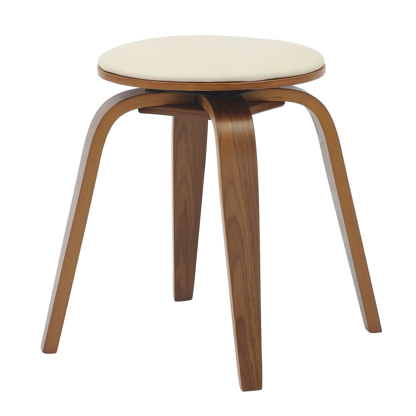 Pelya Mordern Wooden Dining Stool With Walnut Color Frame - Elax Furniture