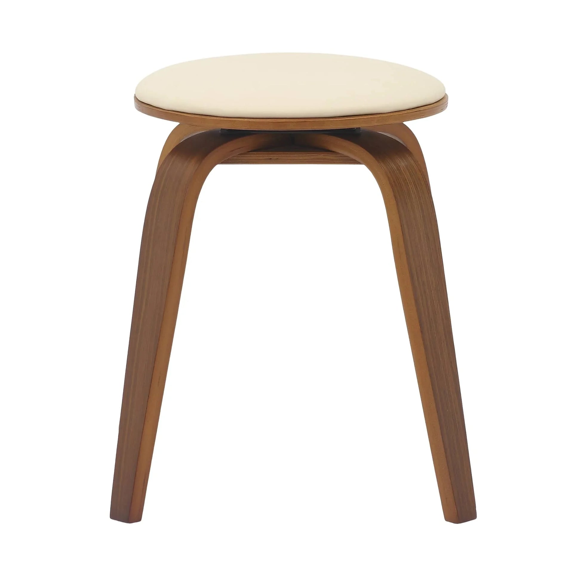 Pelya Mordern Wooden Dining Stool With Walnut Color Frame - Elax Furniture