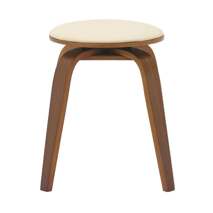 Pelya Mordern Wooden Dining Stool With Walnut Color Frame - Elax Furniture