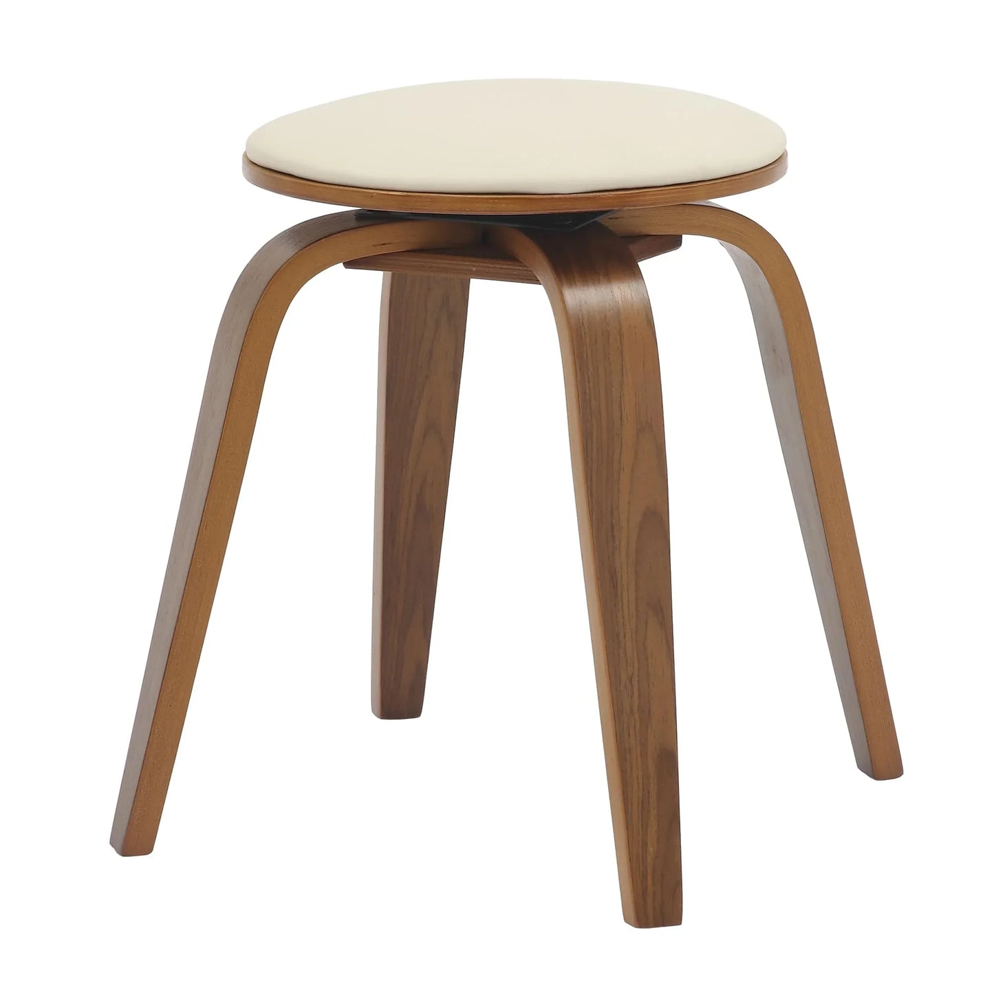 Pelya Mordern Wooden Dining Stool With Walnut Color Frame - Elax Furniture