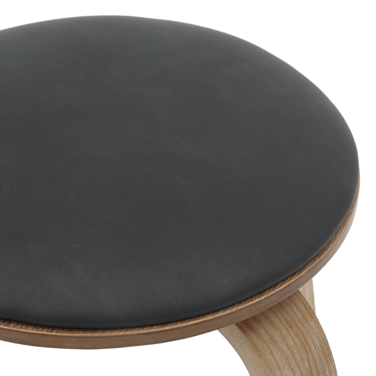 Pelya Mordern Wooden Dining Stool With Walnut Color Frame - Elax Furniture