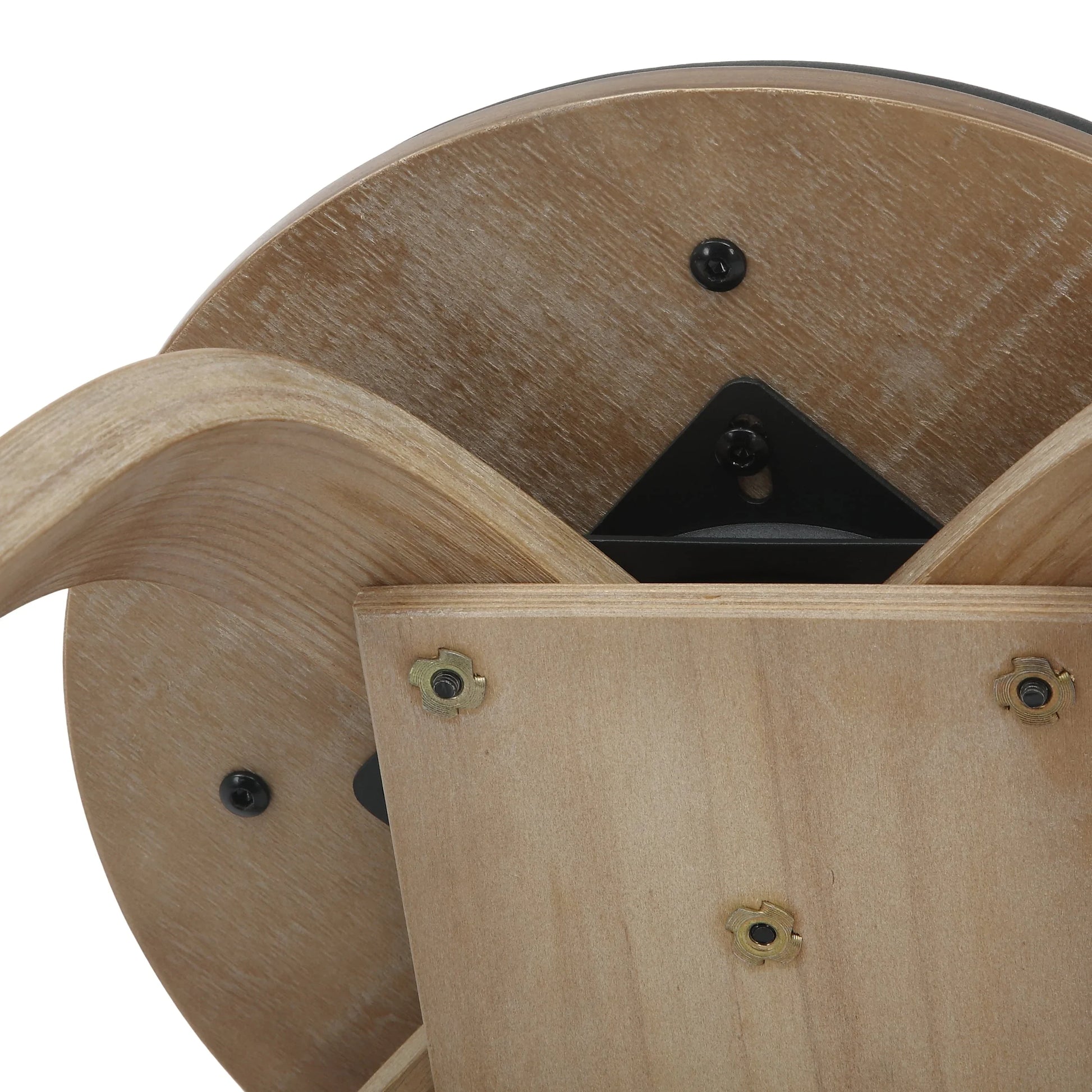 Pelya Mordern Wooden Dining Stool With Walnut Color Frame - Elax Furniture