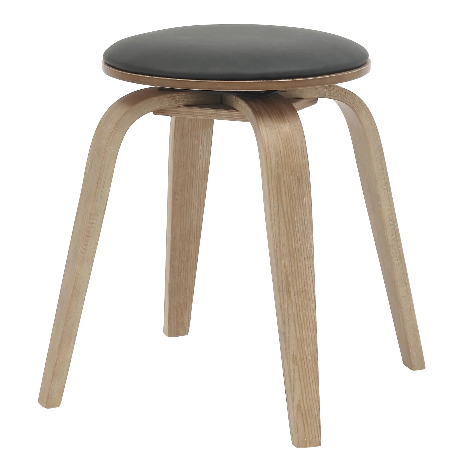Pelya Mordern Wooden Dining Stool With Walnut Color Frame - Elax Furniture