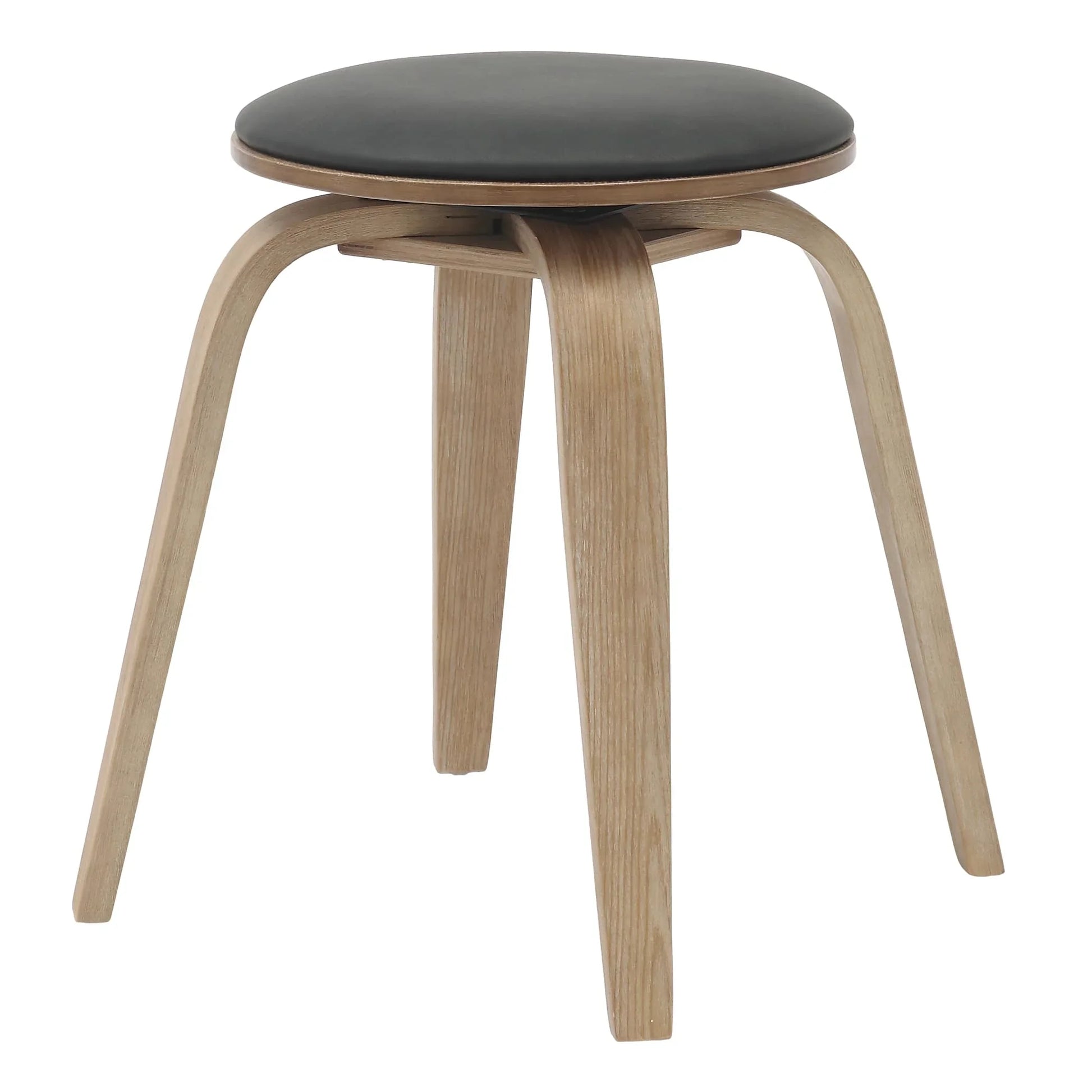 Pelya Mordern Wooden Dining Stool With Walnut Color Frame - Elax Furniture
