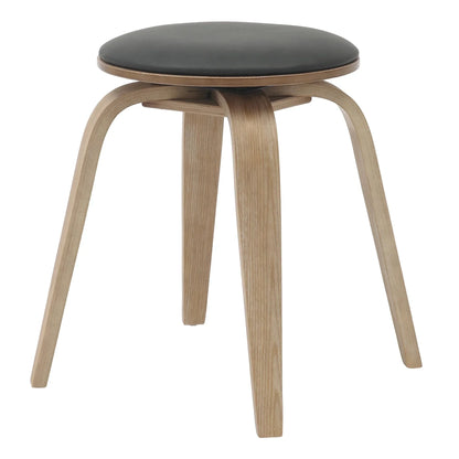 Pelya Mordern Wooden Dining Stool With Walnut Color Frame - Elax Furniture