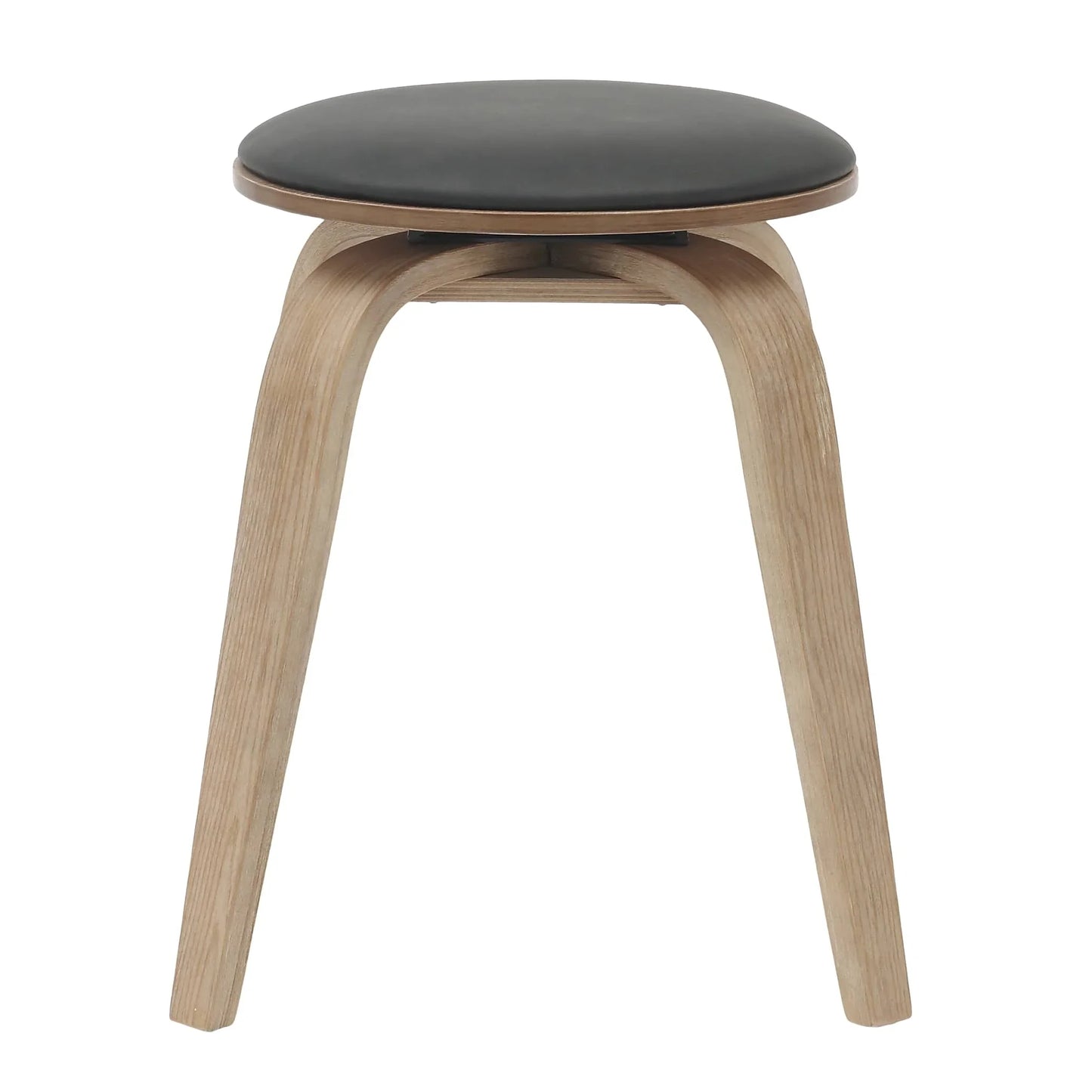 Pelya Mordern Wooden Dining Stool With Walnut Color Frame - Elax Furniture