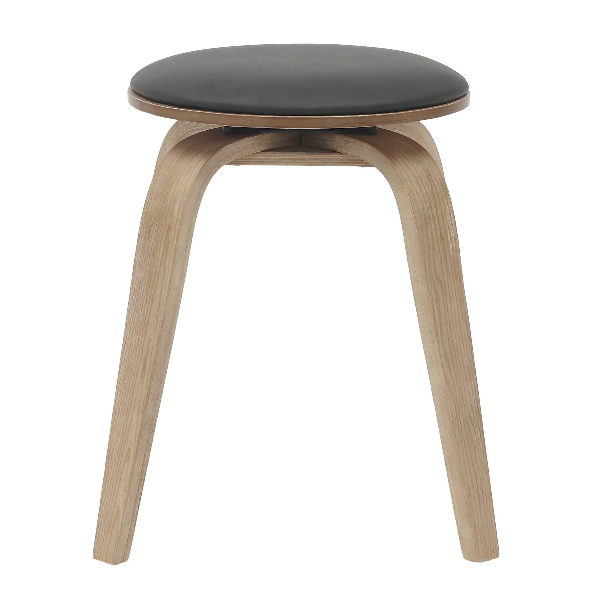 Pelya Mordern Wooden Dining Stool With Walnut Color Frame - Elax Furniture
