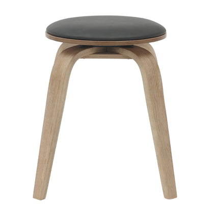 Pelya Mordern Wooden Dining Stool With Walnut Color Frame - Elax Furniture