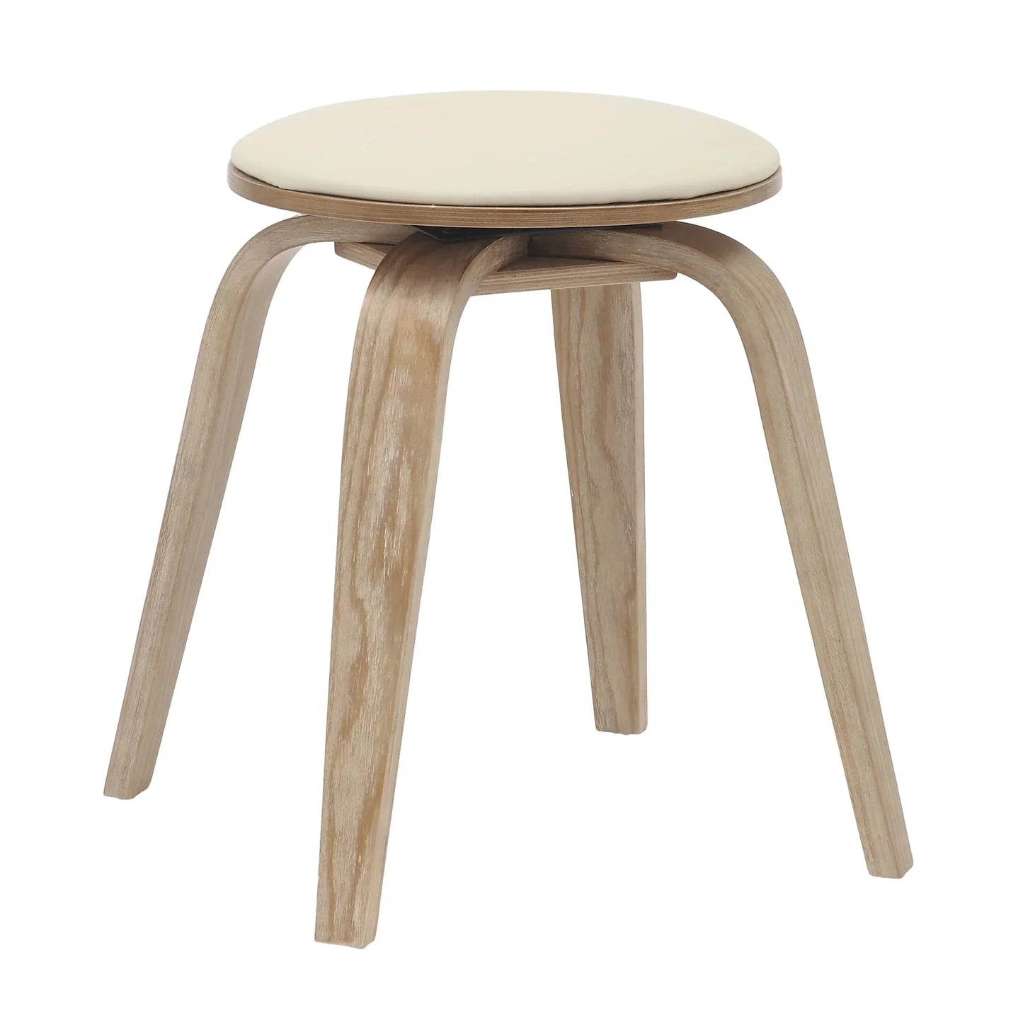 Pelya Mordern Wooden Dining Stool With Walnut Color Frame - Elax Furniture