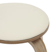 Pelya Mordern Wooden Dining Stool With Walnut Color Frame - Elax Furniture