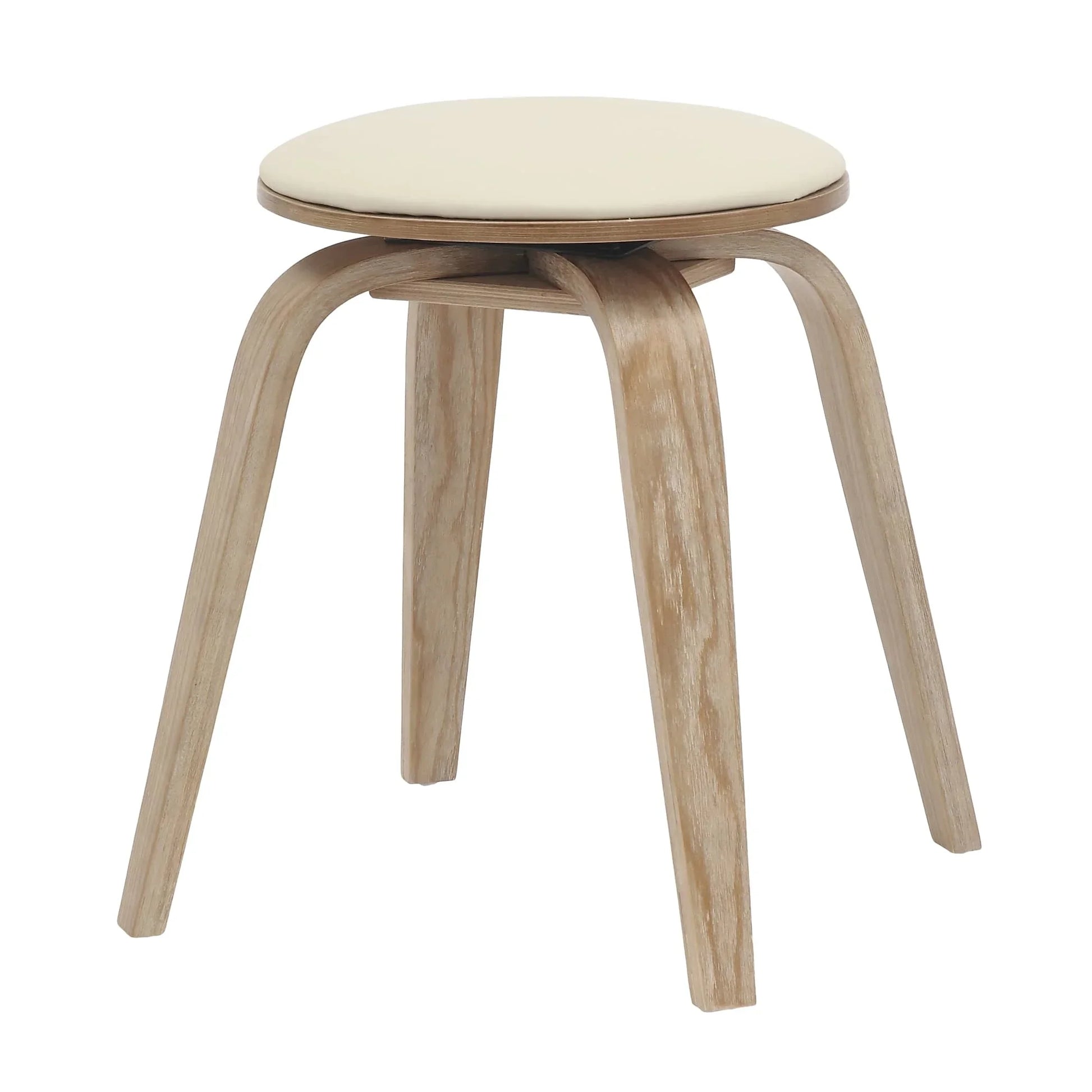 Pelya Mordern Wooden Dining Stool With Walnut Color Frame - Elax Furniture