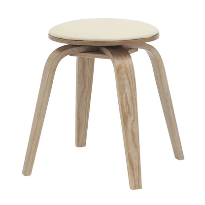Pelya Mordern Wooden Dining Stool With Walnut Color Frame - Elax Furniture