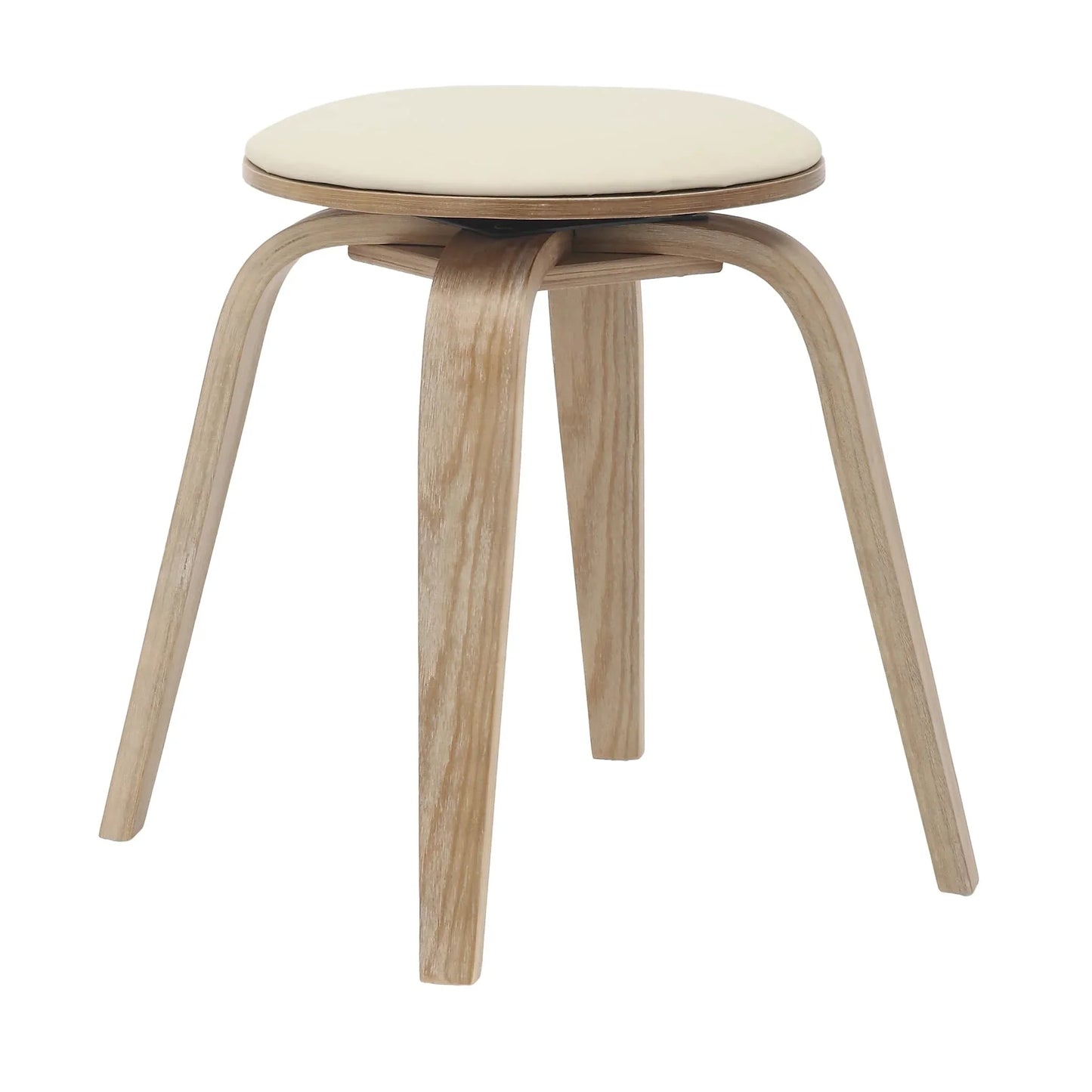 Pelya Mordern Wooden Dining Stool With Walnut Color Frame - Elax Furniture