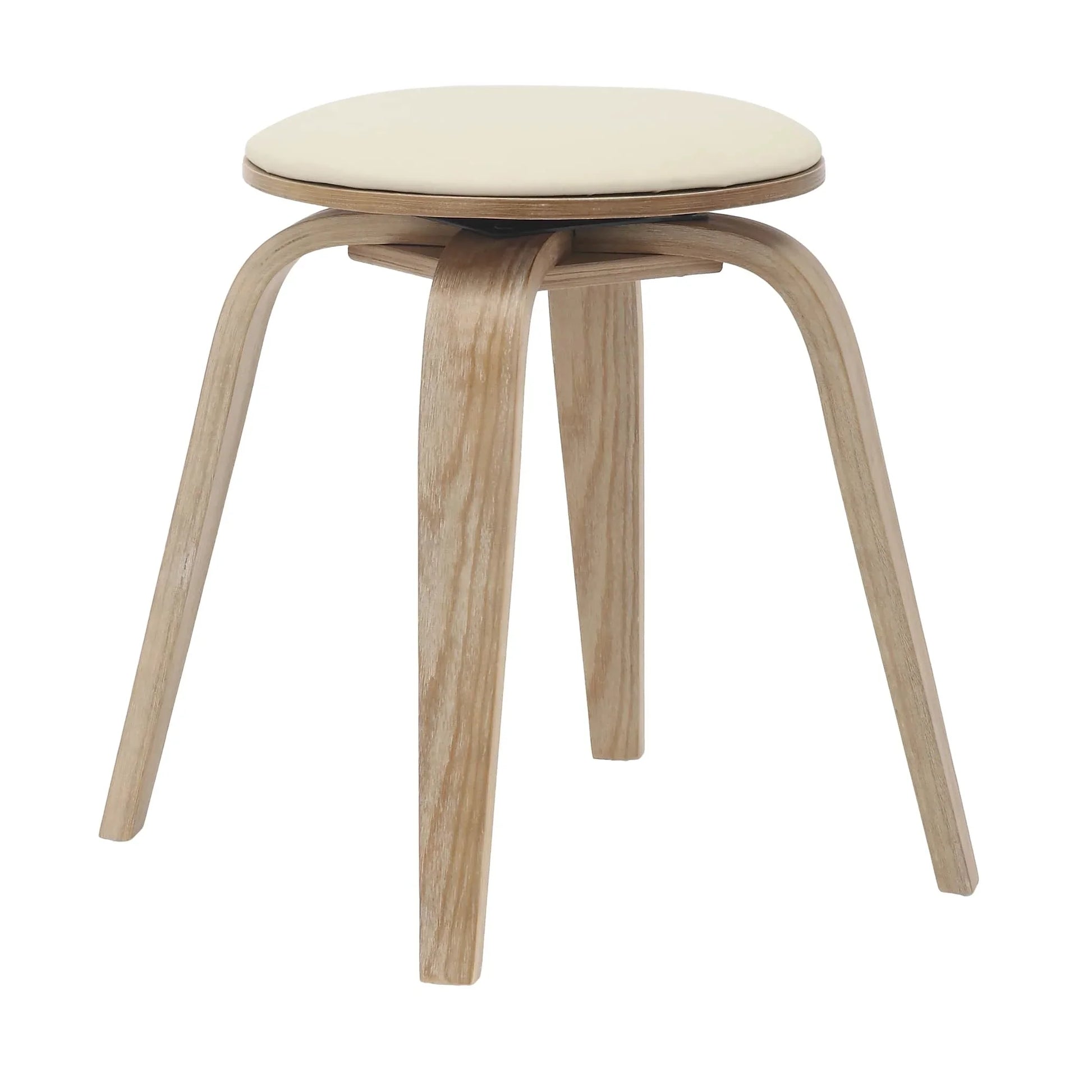 Pelya Mordern Wooden Dining Stool With Walnut Color Frame - Elax Furniture