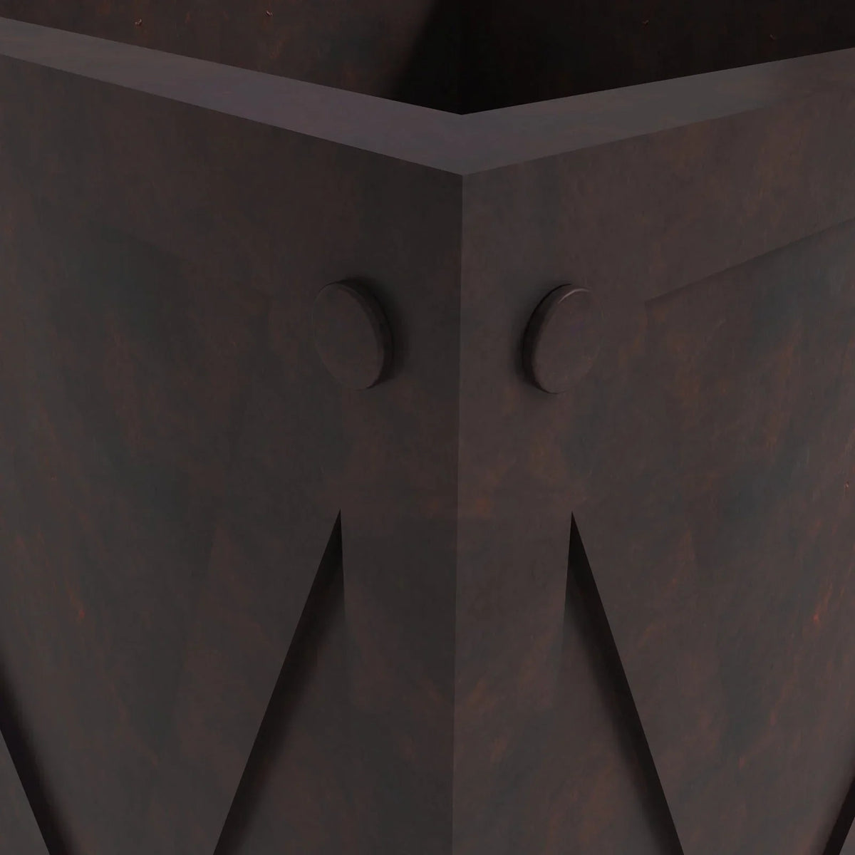 Papyrus Indoor Outdoor Fiberstone and Clay Rectangular Planter with Drainage Holes - Elax Furniture
