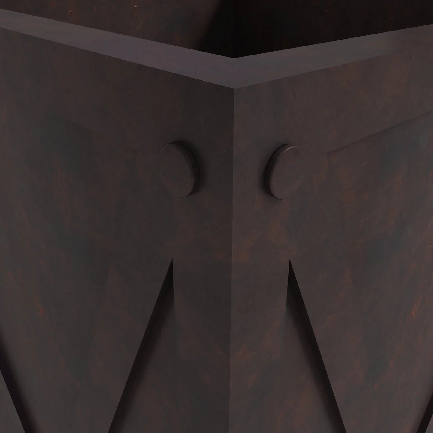 Papyrus Indoor Outdoor Fiberstone and Clay Rectangular Planter with Drainage Holes - Elax Furniture