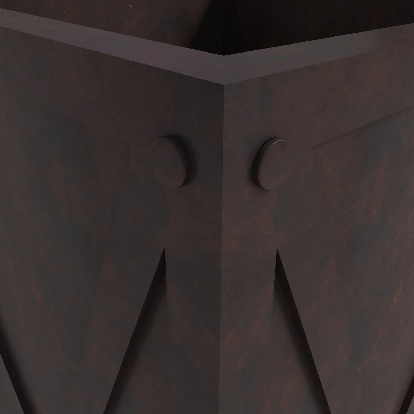 Papyrus Indoor Outdoor Fiberstone and Clay Rectangular Planter with Drainage Holes - Elax Furniture