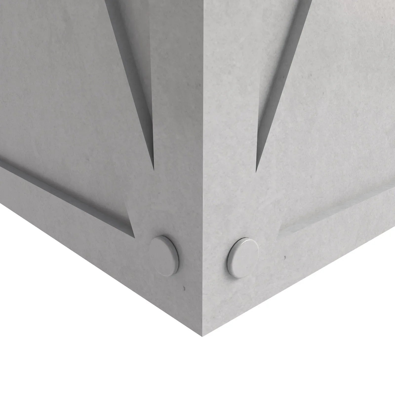 Papyrus Indoor Outdoor Fiberstone and Clay Rectangular Planter with Drainage Holes - Elax Furniture