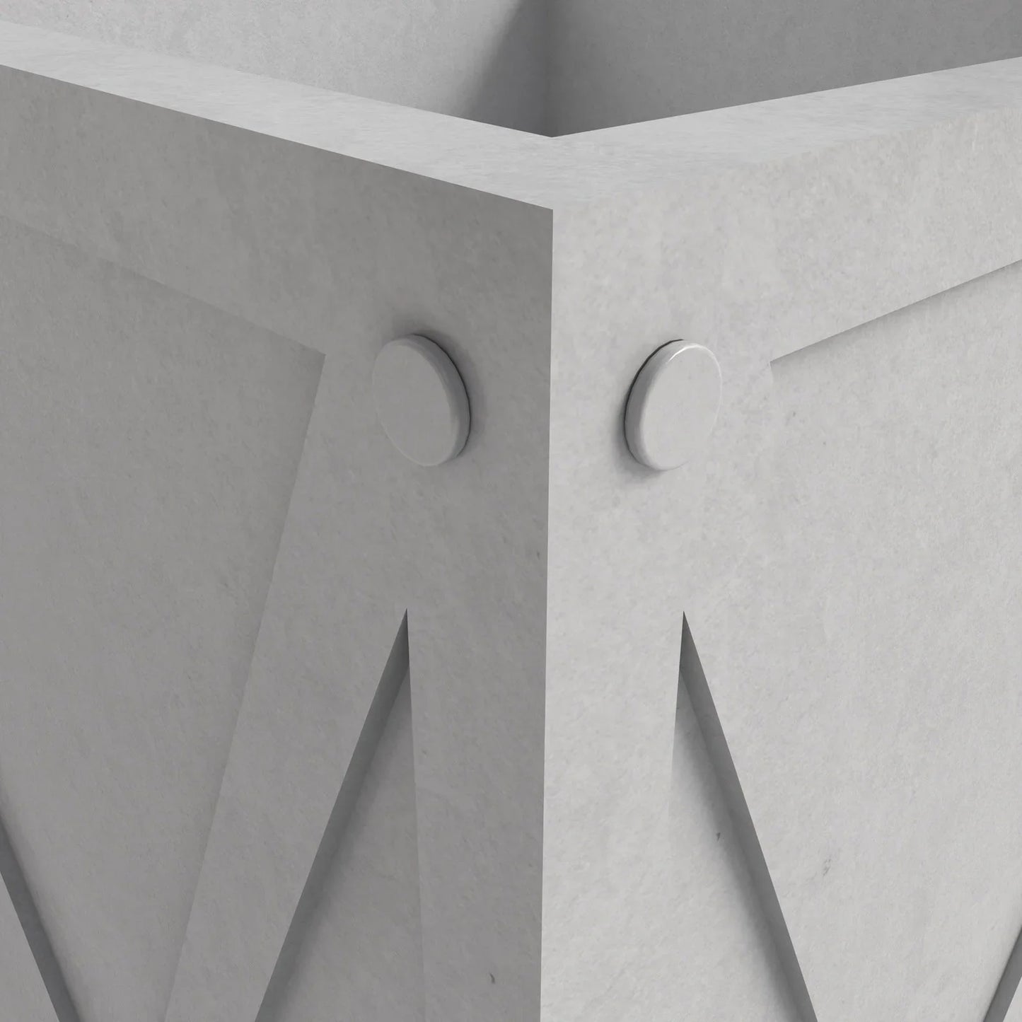 Papyrus Indoor Outdoor Fiberstone and Clay Rectangular Planter with Drainage Holes - Elax Furniture