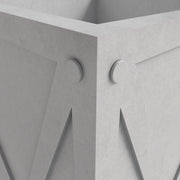 Papyrus Indoor Outdoor Fiberstone and Clay Rectangular Planter with Drainage Holes - Elax Furniture