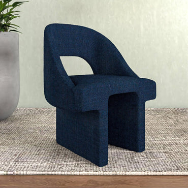 Quell Boucle Accent Chair Curved Open Back Design and Manufactured Wood Frame - Elax Furniture