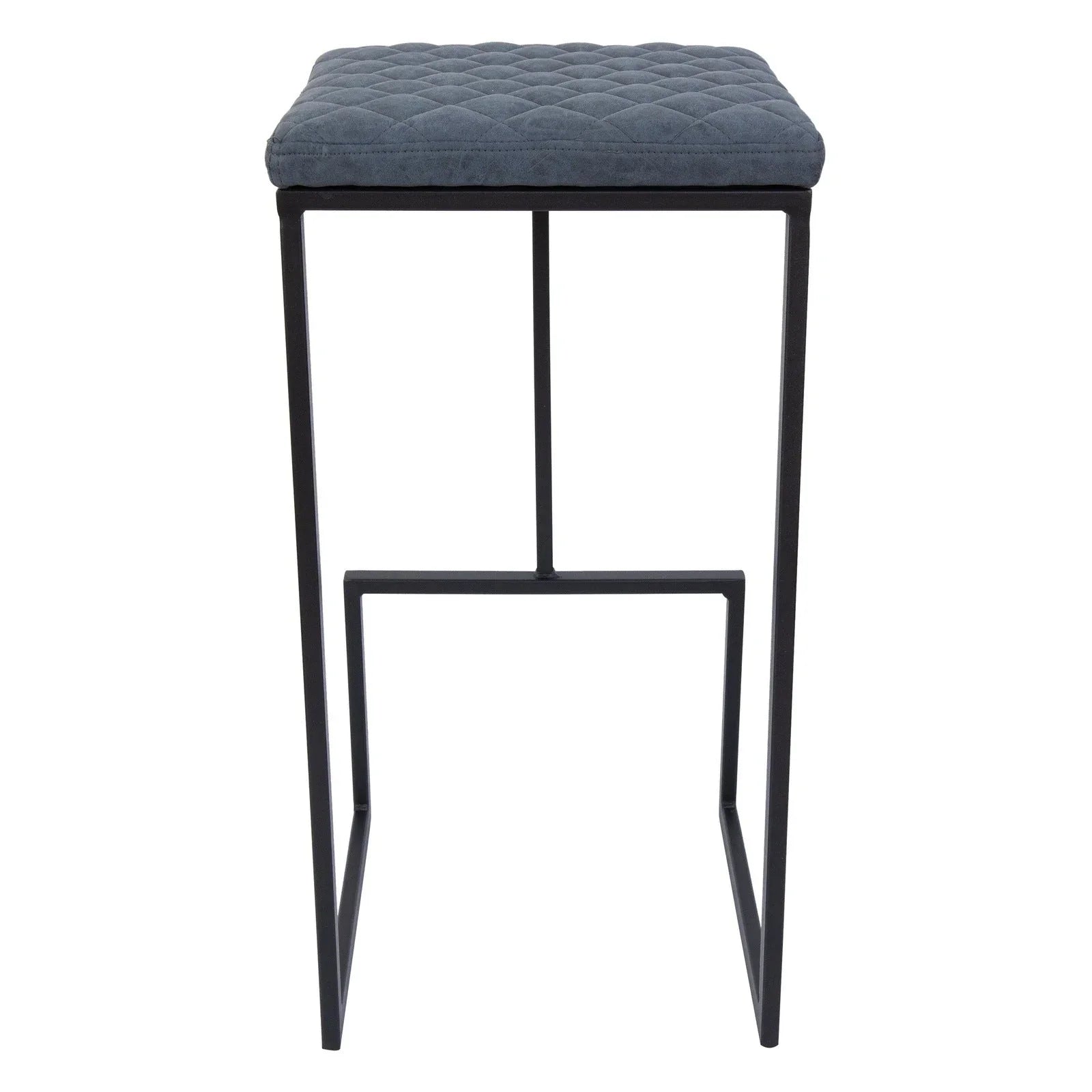Quincy Leather Bar Stools With Metal Frame - Elax Furniture