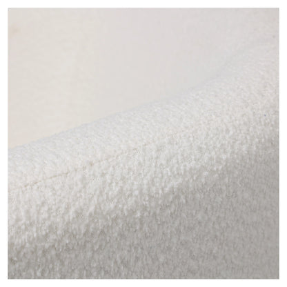 Raze Accent Chair Upholstered in Boucle/Linen/Velvet Armchair with Removable Round Base - Elax Furniture