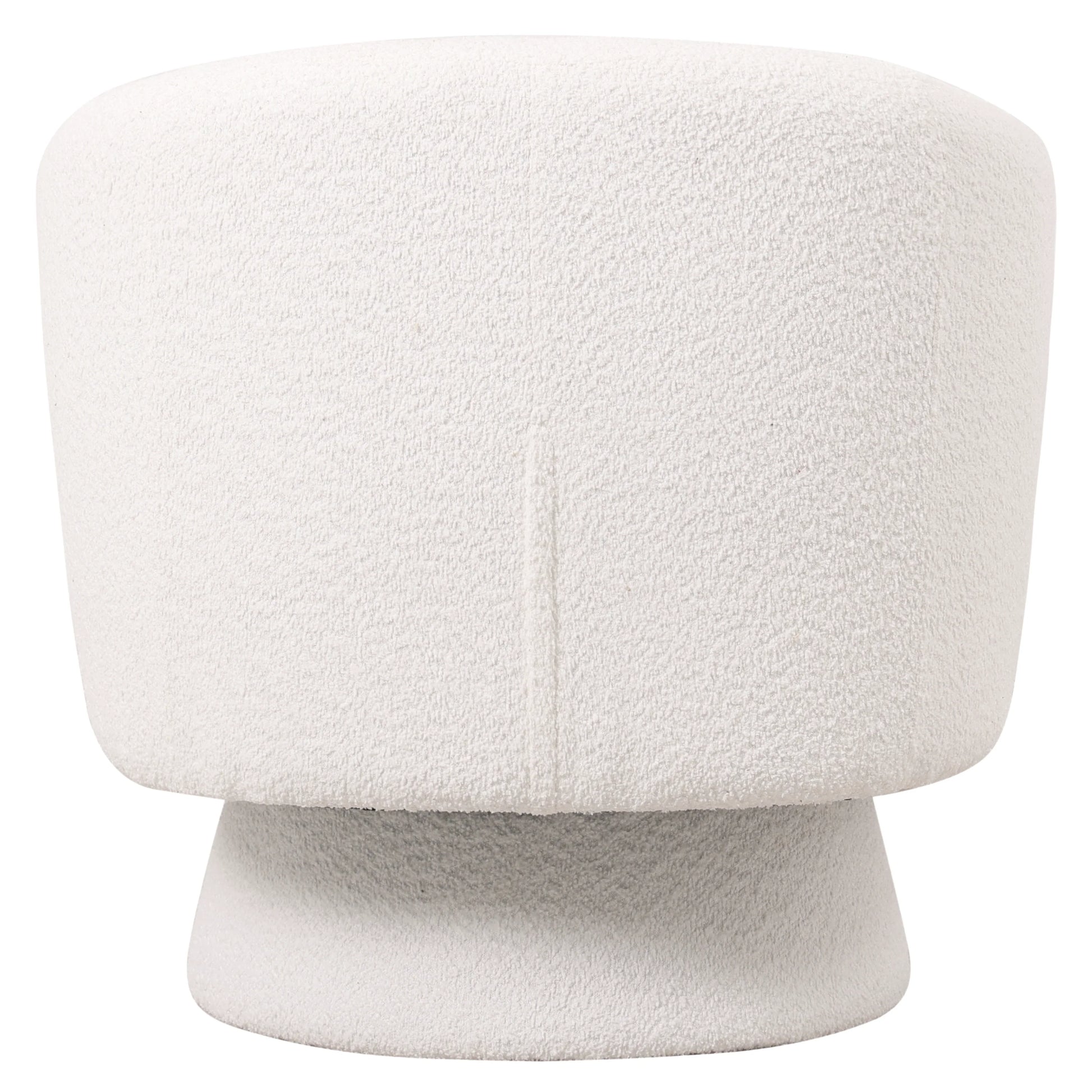 Raze Accent Chair Upholstered in Boucle/Linen/Velvet Armchair with Removable Round Base - Elax Furniture