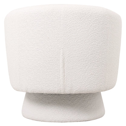 Raze Accent Chair Upholstered in Boucle/Linen/Velvet Armchair with Removable Round Base - Elax Furniture