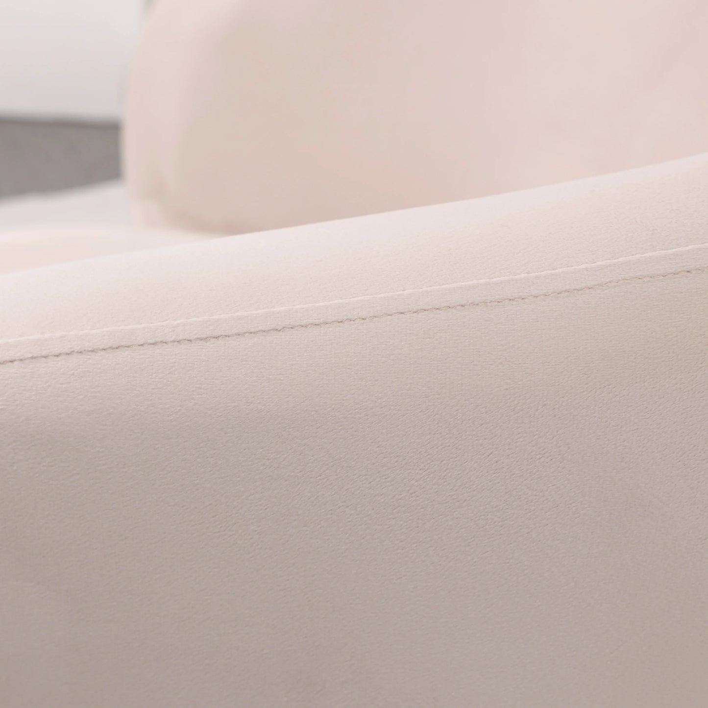 Raze Accent Chair Upholstered in Boucle/Linen/Velvet Armchair with Removable Round Base - Elax Furniture