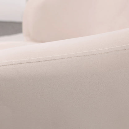 Raze Accent Chair Upholstered in Boucle/Linen/Velvet Armchair with Removable Round Base - Elax Furniture