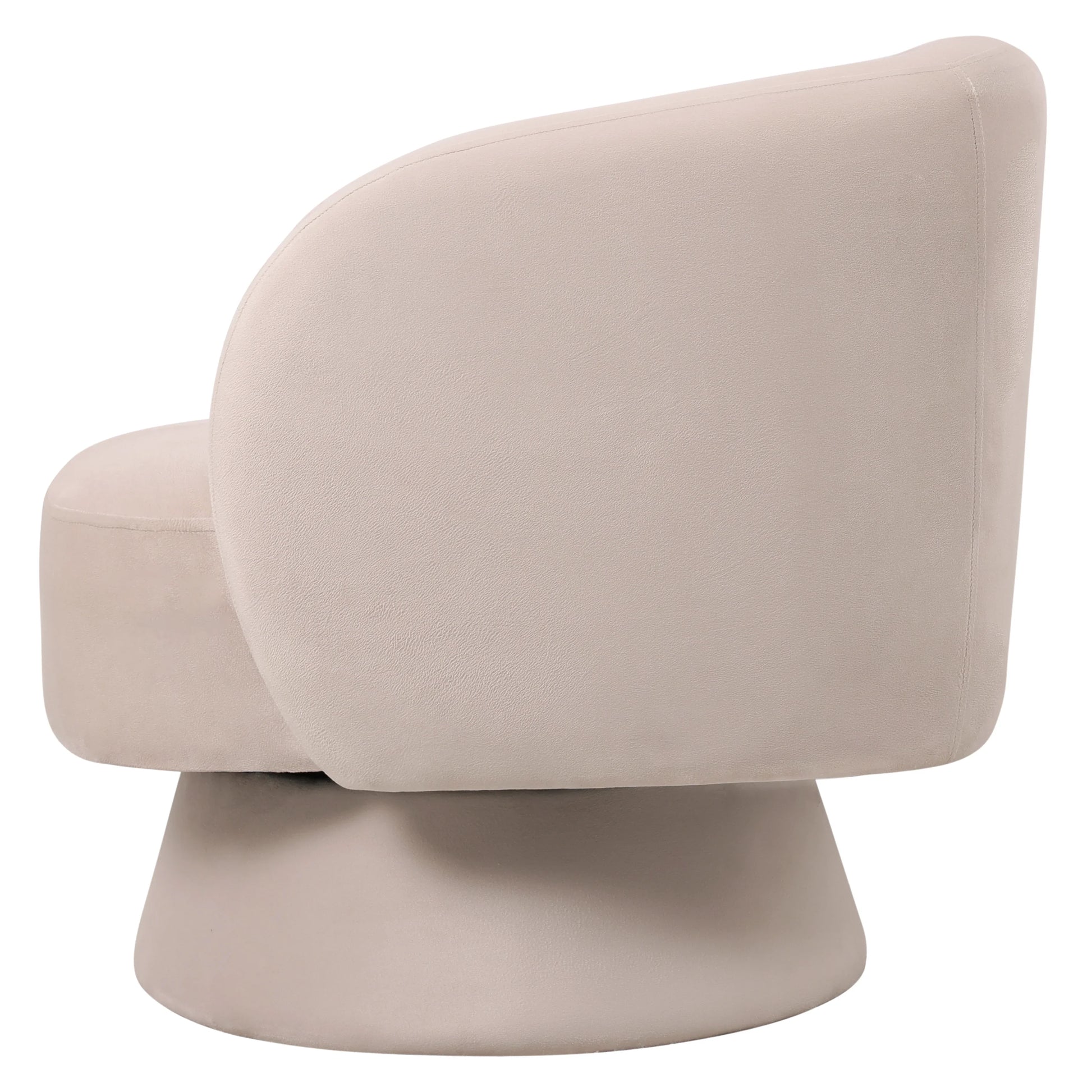Raze Accent Chair Upholstered in Boucle/Linen/Velvet Armchair with Removable Round Base - Elax Furniture