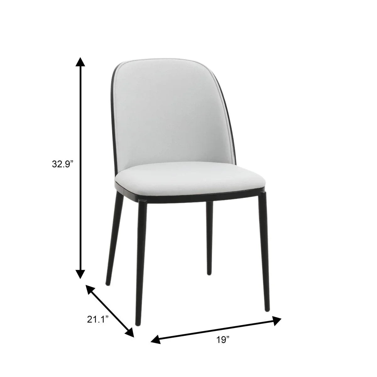 Ravenna 6-Piece Dining Set with 63" Rectangular Dining Table in Rustic Grey and 5 Leather Dining Chairs - Elax Furniture