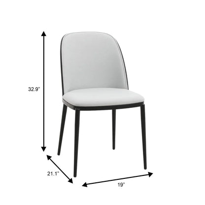 Ravenna 6-Piece Dining Set with 63" Rectangular Dining Table in Rustic Grey and 5 Leather Dining Chairs - Elax Furniture