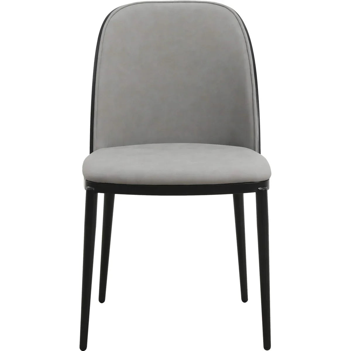 Ravenna 6-Piece Dining Set with 63" Rectangular Dining Table in Rustic Grey and 5 Leather Dining Chairs - Elax Furniture