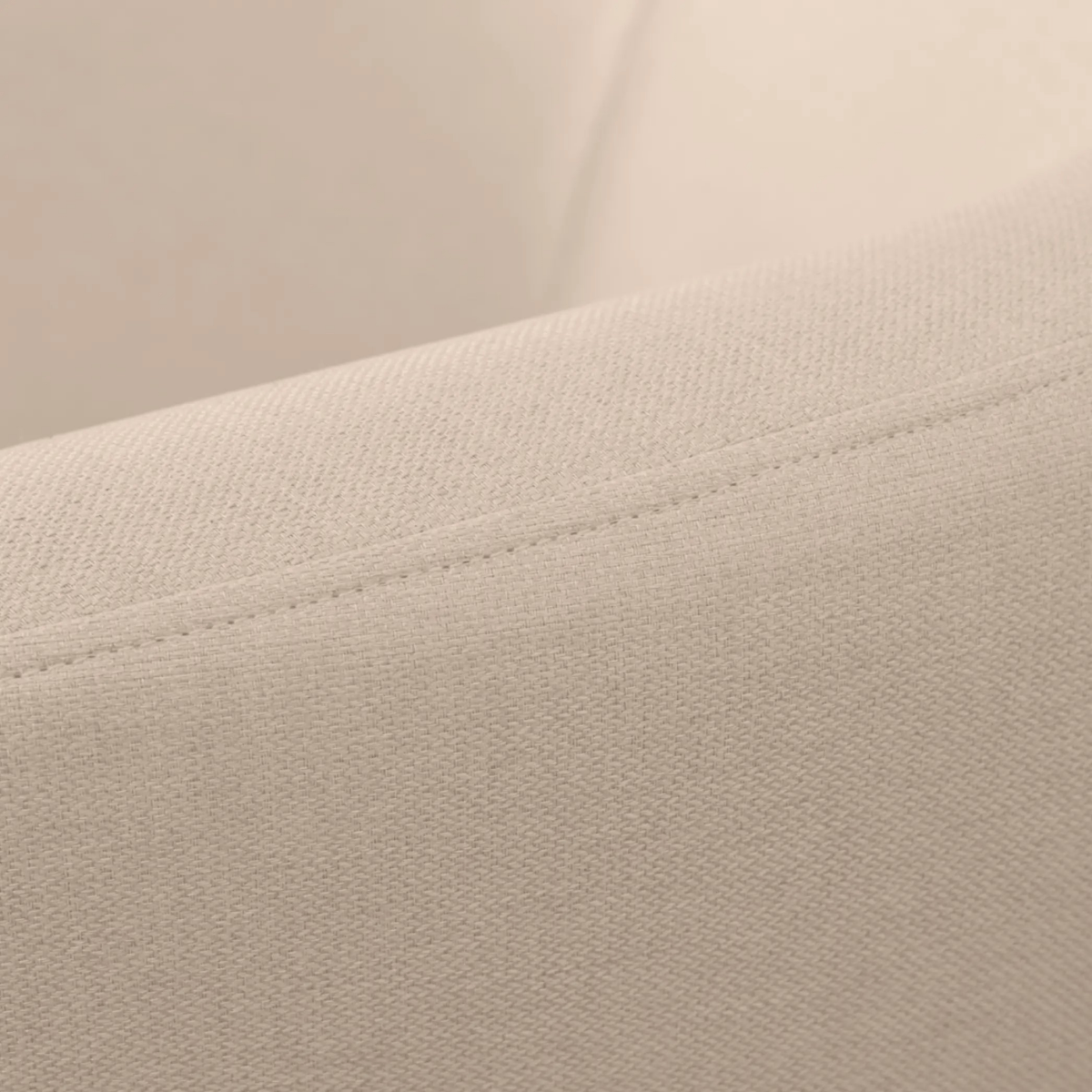 Raze Accent Chair Upholstered in Boucle/Linen/Velvet Armchair with Removable Round Base Oatmeal Linen Accent Chair Leisuremod