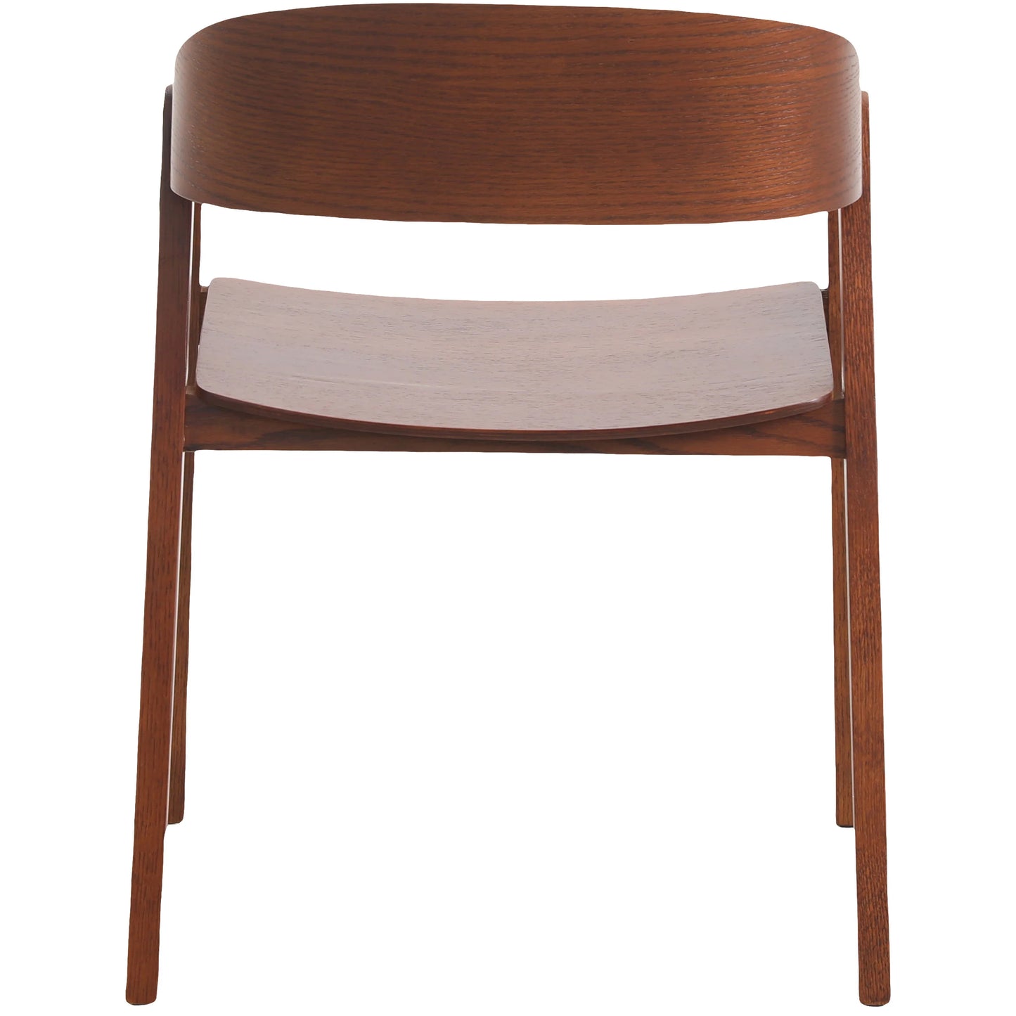 Rivo Dining Chairs in Sturdy Oak Wood with Open Back Design and Armrests - Elax Furniture