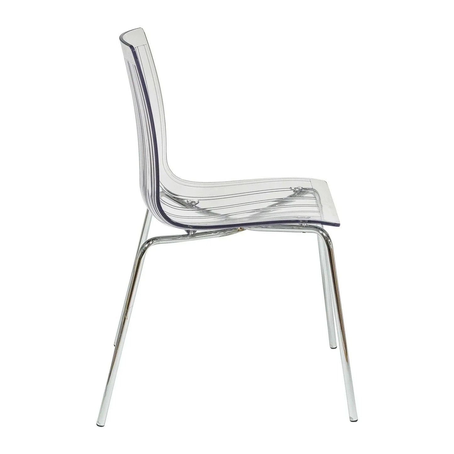 Ralph Dining Chair in Clear Set of 2 - Elax Furniture
