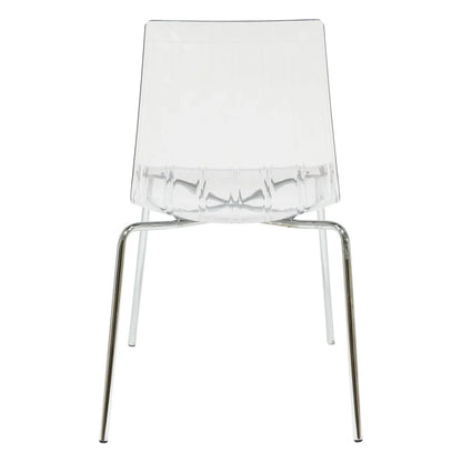 Ralph Dining Chair in Clear Set of 2 - Elax Furniture